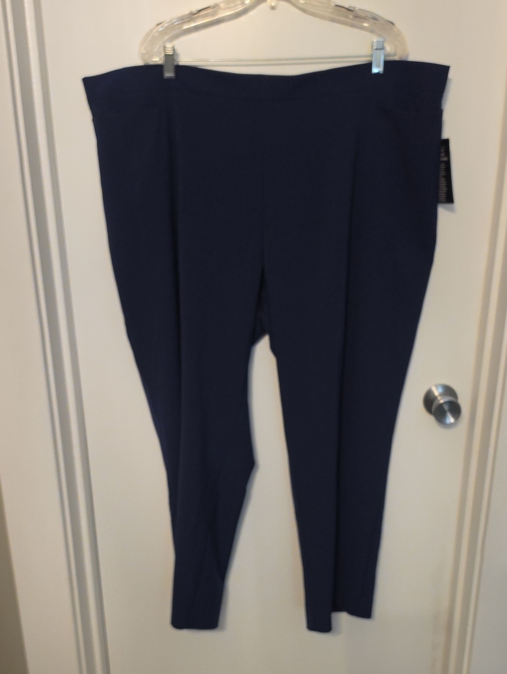 Catherines Navy Ponte Skinny Pants